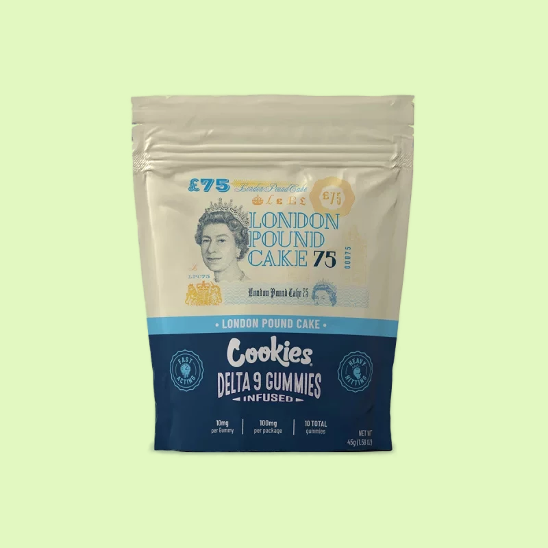 Gummies London Pound Cake COOKIES - 10 Gummies