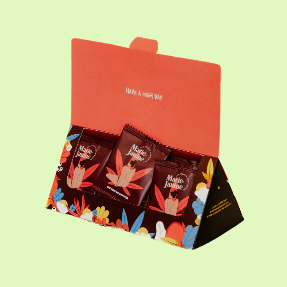 THÉ NOIR CBD - dosettes | Marie-Janine - Herbe à chat CBD