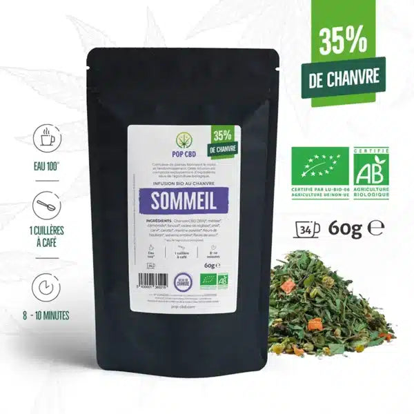 Tisane CBD Bio Sommeil 60g