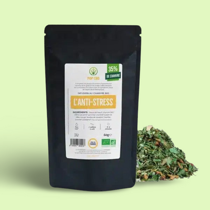 Tisane CBD Bio l’Anti Stress 60g