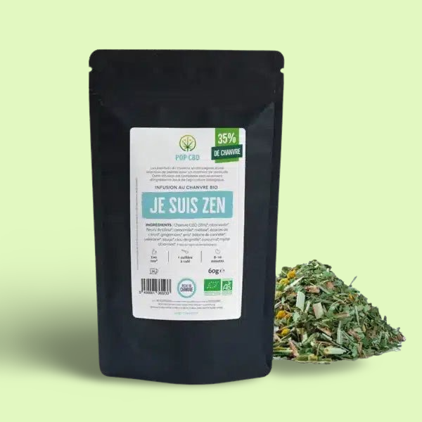 Tisane CBD Bio Je suis Zen 60g