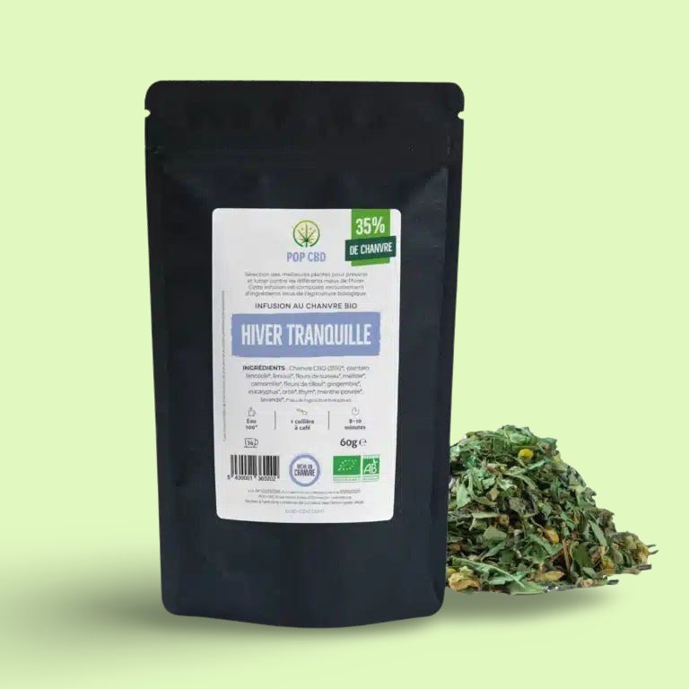 Tisane CBD Bio Hiver Tranquille 60g