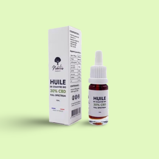 Huile CBD 30% Full Spectrum Flacon 10 ml Nobilis