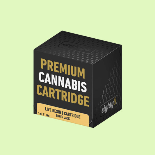 Cartidge 1 ml  LIVE RESIN – Super Jack - Eighty 8
