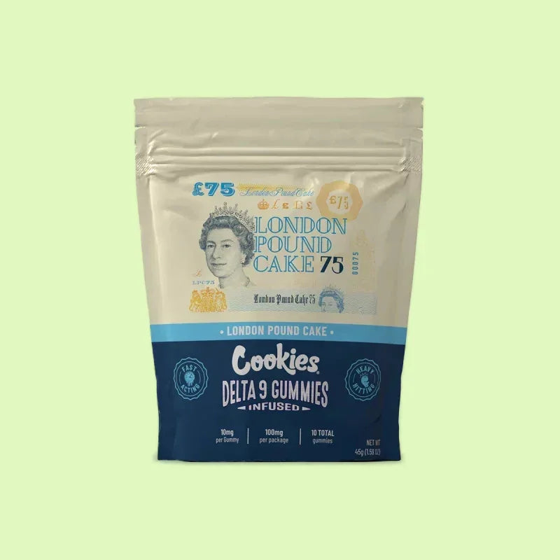 Gummies London Pound Cake COOKIES - 10 Gummies