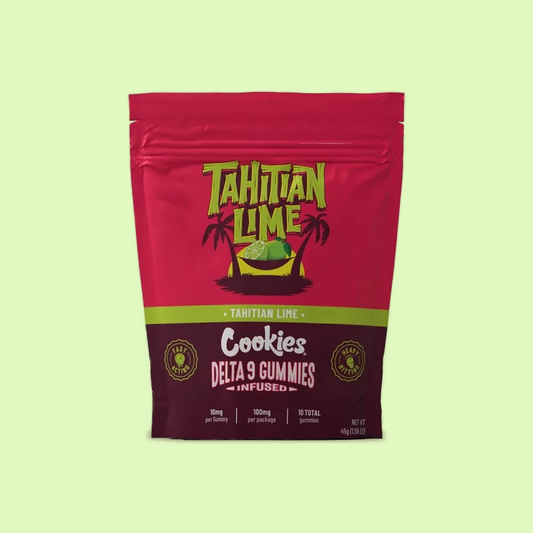 Gummies Tahitian Lime Delta-9 COOKIES - 10 Gummies