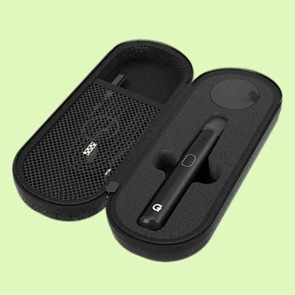 Vaporisateur G-Pen Dash Micro de Herbe à chat CBD pour concentrés, avec un design compact et intuitif.