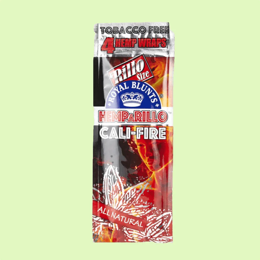 Herbe à chat CBD Hemparillo Califire, herbe naturelle pour chat, avec fleurs de cannabis de haute qualité et arôme riche.