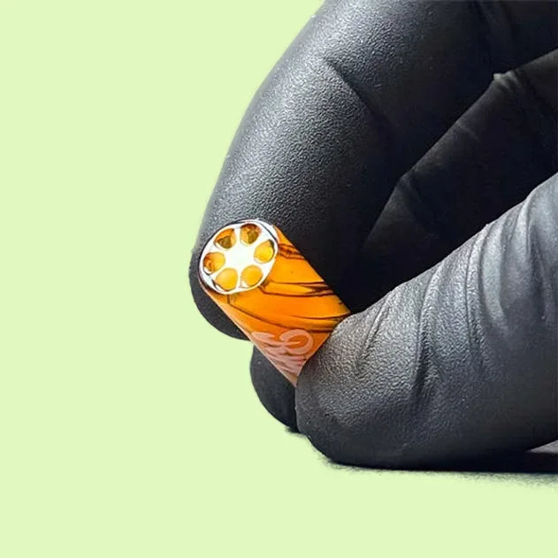 Filtre en verre Ripple I 10 Honey de Herbe à chat CBD, accessoire pour vapoteuse ou inhalation.