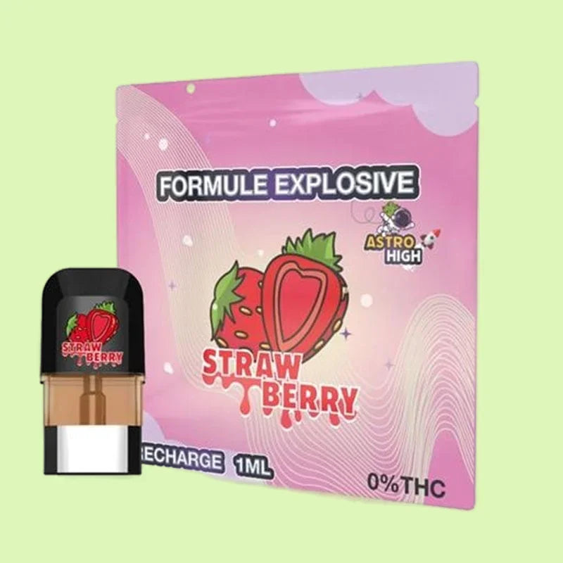 Recharge Strawberry CBC 90% pour vape pen | Herbe chat CBD Recharge Strawberry CBC 90% pour vape pen | Herbe chat CBD